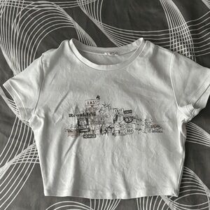 Graphic White Kids T-Shirt